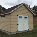 Hubertus WI 12x15 gable with steeper roof
